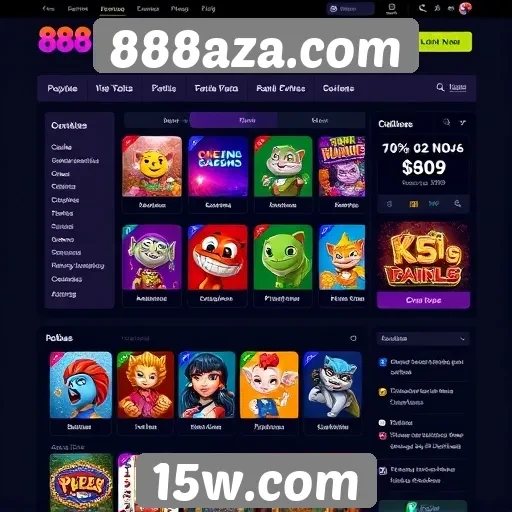 Interface do usuário no 888aza.com é amigável